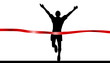 Vector: Jogger Zieleinlauf Jogger Zieleinlauf