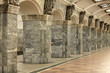Fragment of the interior with columns