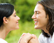 Happy couple together, outdoor