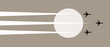 plane silhouette on solar background plane silhouette on solar background