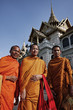 Thailand, Bangkok, Imperial Palace, Buddhist monks