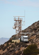 Radar station in the mountains Radar station in the mountains