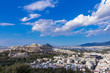 Parthenon, Odeum and Lycabetus in Greece Parthenon, Odeum and Lycabetus in Greece