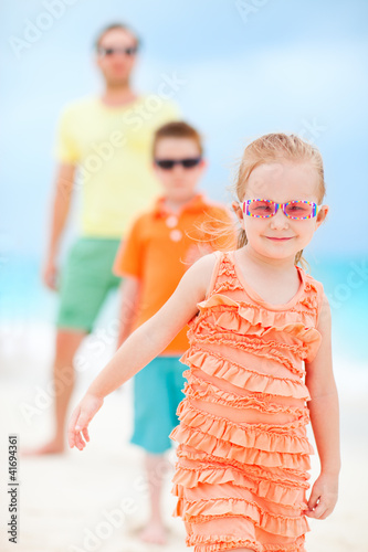 Photo: Family on beach vacation Family on beach vacation