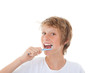 Foto: child cleaning teeth child cleaning teeth