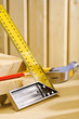 tools on wooden table