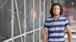 Man approaching and smiling