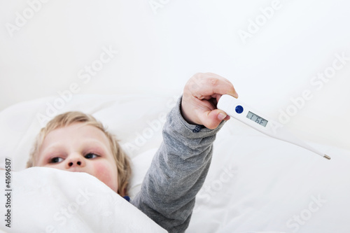 Photo: Feverish boy Feverish boy