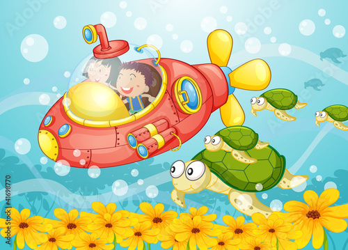 Vektor: submarine submarine