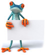 Blue frog