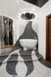the bathroom