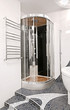 the bathroom
