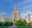 View on the building of Moscow University. Moscow. Russia.