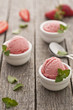 Strawberry ice cream