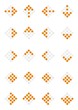Vector set of arrows Vector set of arrows
