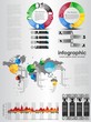infographic vector graphs and elements. vector illustration.