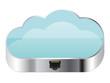 Cloud computing icon. Vector illustration. Cloud computing icon. Vector illustration.