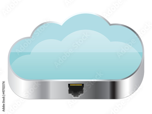 Vektor: Cloud computing icon. Vector illustration. Cloud computing icon. Vector illustration.