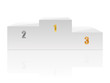 Vektor: White podium with numbers. Vector illustration. White podium with numbers. Vector illustration.