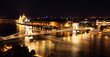 Budapest - Hungarian parliament and chain bridge.