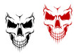 Smiling skull