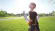 Wide angle portrait of Ukrainian. Ukraine. Donetsk. Euro-2012.