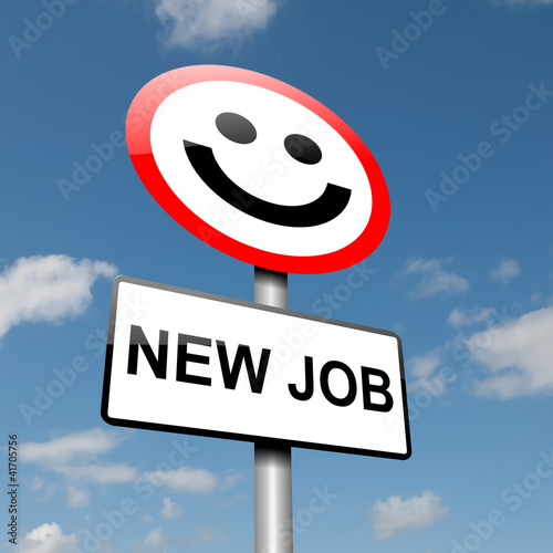 Illustration: New job concept. New job concept.