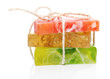 Colorful natural soap
