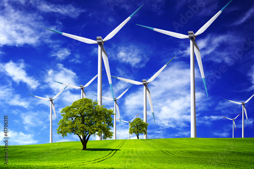 Photo: Wind energy Wind energy