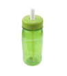 green water bottle with open spout, isolated green water bottle with open spout, isolated