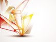 abstract background with volume figures