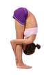 Practicing Yoga. Beautiful woman