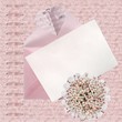 carte de fête rose