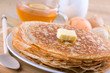 Pancakes with butter Pancakes with butter