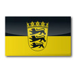 Flagge mit Wappen Baden-Württemberg