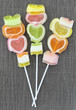 Colorful jelly candy stick