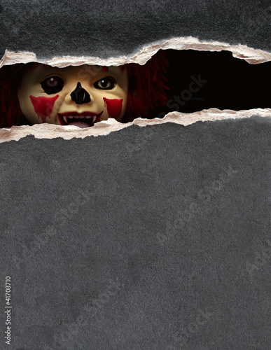 Illustration: Dark series - spooky clown Dark series - spooky clown