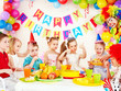 Child birthday party .