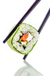 Sushi Roll on a white background