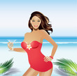 Girl on the Beach Girl on the Beach