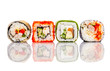 Sushi Roll on a white background