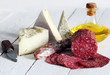 Salami and cheese
