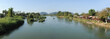 Fiume Mekong che divide le isole di Don Det e Don Khon Fiume Mekong che divide le isole di Don Det e Don Khon