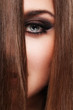 Young woman with beautiful hair