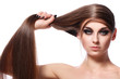 Young woman with beautiful hair
