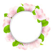 Apple Tree Flowers With Speech Bubble Apple Tree Flowers With Speech Bubble