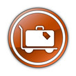 Orange Glossy Button 