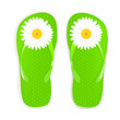 Flip Flops With Camomile Flip Flops With Camomile