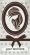 Retro female icon
