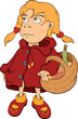 Little Red Riding Hood. Cartoon